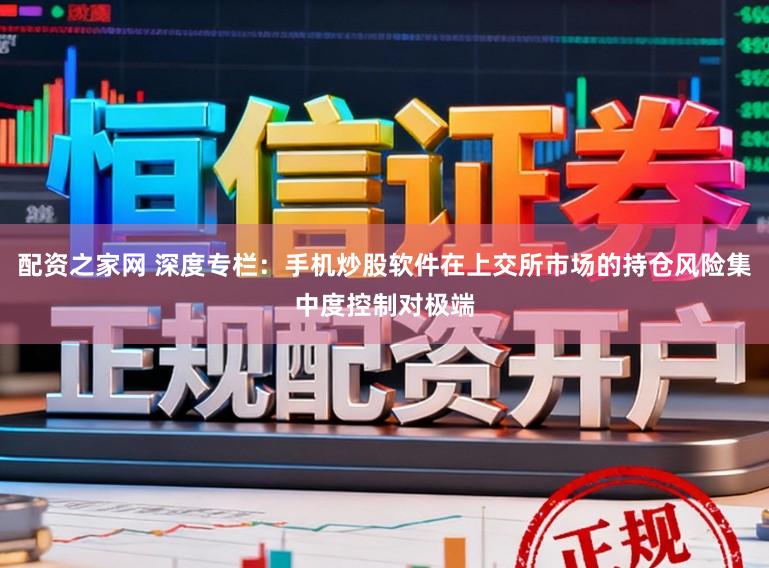 配资之家网 深度专栏：手机炒股软件在上交所市场的持仓风险集中度控制对极端