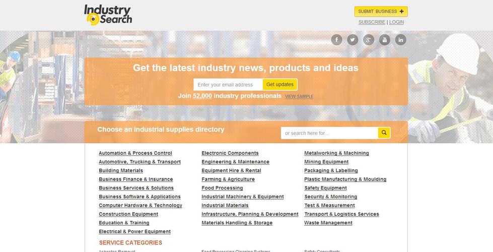澳大利亚industrysearch外贸b2b网站